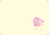 Notecards for the ‘Nesting Mother Invitations’ cards. - Vintage Rose