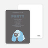 King Kang Birthday Invite - Grey