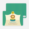 King of the Big Top Tent, Lion Birthday Party Invitations - Green Energy