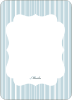 Personal Stationery for Baby Pin Shower Invitation - Powder Blue