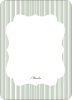 Personal Stationery for Baby Pin Shower Invitation - Sage