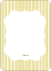 Personal Stationery for Baby Pin Shower Invitation - Buttercup