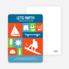 Let’s Get this Party Started Invitations - Cobalt