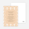 Light of the Cross Baptism and Christening Invitations - Grayish Pink