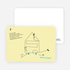 Line Art Moving Card - Pale Yellow