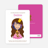 Little Princess Photo Card Birthday Invitations - Pink Princess