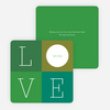 Love: A Four Letter Word? Valentine’s Day Cards - Green