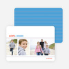 Love and Kisses Valentine’s Day Cards - Majestic Blue
