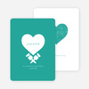 Love is Art Valentine’s Day Cards - Blue