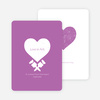 Love is Art Valentine’s Day Cards - Purple