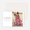 Love Outlines Valentine’s Day Cards - Hot Pink