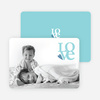 Love Sculpture Valentine’s Day Personal Stationery - Blueberry Frosting