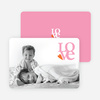 Love Sculpture Valentine’s Day Personal Stationery - Pink Icing