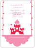 Princess Birthday Party Invitation - Raspberry Red