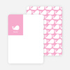 Moby Dick Whale Stationery with Personal Photo - Cotton Candy