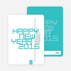 Modern and Bold New Year’s Party Invitations - Azure
