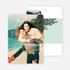 Modern Blocks Holiday Card - Blue