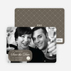 Modern Classic Save the Date Photo Cards - Mushroom