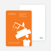 Modern Furniture Change of Address Card - Orange