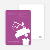 Modern Furniture Change of Address Card - Light Purple