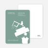 Modern Furniture Change of Address Card - Aquamarine