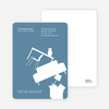 Modern Furniture Change of Address Card - Grey Blue