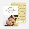 Modern Garland Eco Friendly Save the Date Photo Cards - Wheat Grass