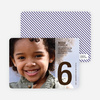 Modern, Minimalist Photo Birthday Party Invitation - Dark Chocolate