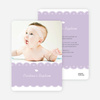 Modern Photo Bar and Bat Mitzvah Invitations - Purple