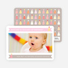 Modern Photo Birthday Invitations - Pink