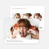 Modern Photo Birthday Party Invitations - Dark Chocolate