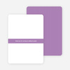 Modern Photo Thank You Card - Lilac