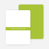 Modern Photo Thank You Card - Lime Green