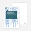 Modern Sixtieth Birthday Party Invitations - Teal