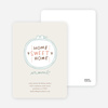 Modern, Traditionalist Embroidery Moving Announcements - Canvas