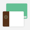 Modern Wreath Personal Stationery - Pistachio