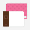 Modern Wreath Personal Stationery - Cadet Blue