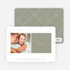 Monogram Save the Date Cards - Sage