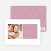 Monogram Save the Date Cards - Tea Rose