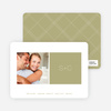 Monogram Save the Date Cards - Celadon