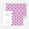 Moroccan Stained Glass Invitation - Royal Purple