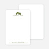 Motorcycle Personalized Stationery and Notecards - Khaki