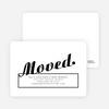 Moving Box Announcements – The Corrugated Look - Black