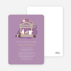 Nativity Scene Christmas Card - Lavender