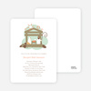 Nativity Scene Christmas Card - Olive