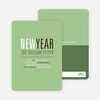 New Beginnings New Year’s Invitations - Basil