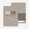 New Beginnings New Year’s Invitations - Sand