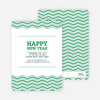 New Year Resolutions Party Invitations - Green
