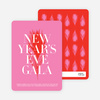 New Year’s Eve Gala Party Invitations - Fire Engine Red
