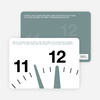 New Year’s Eve Party Invitations: Countdown Clock - Grey